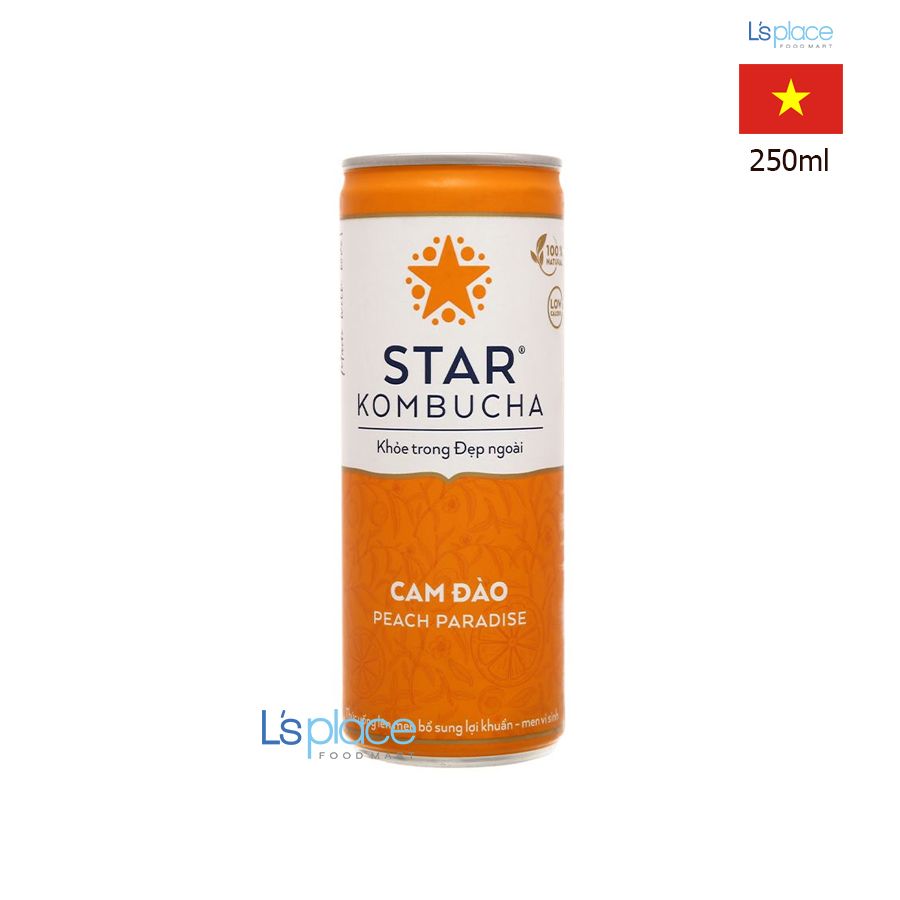 Star Kombucha Cam đào
