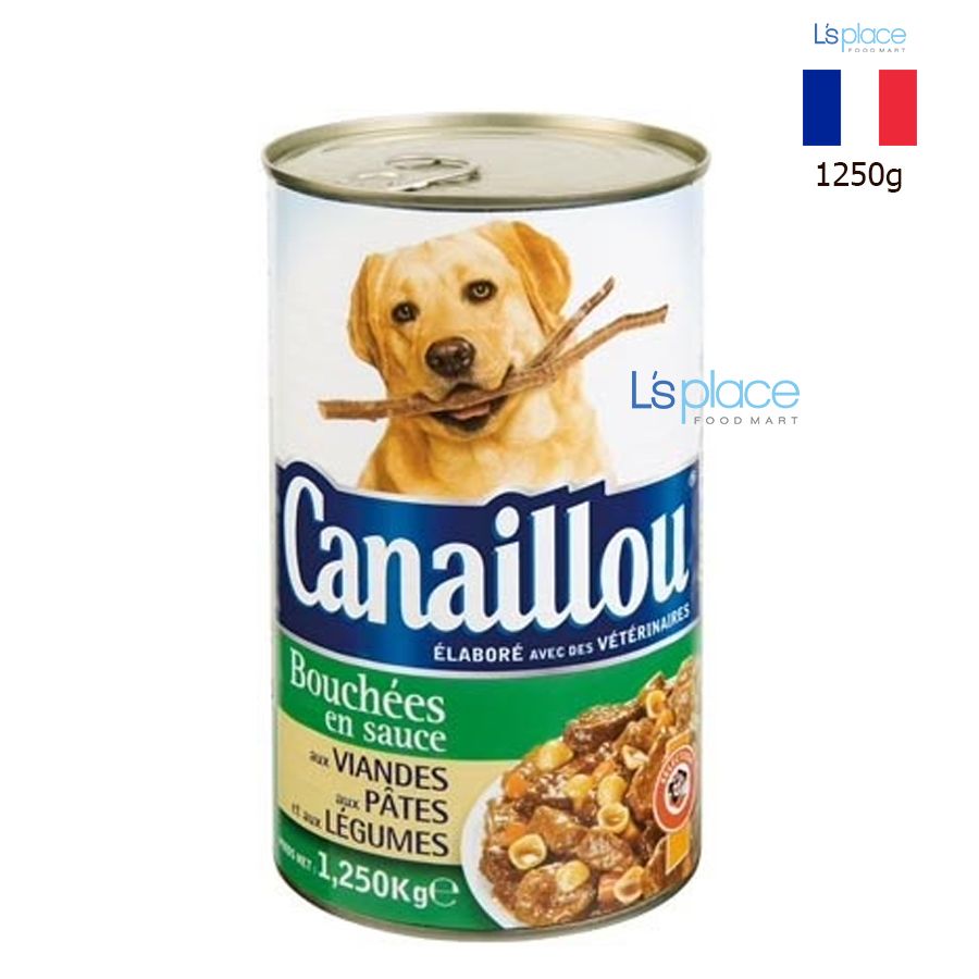 Canaillou Thức ăn cho vật nuôi với thịt hầm rau củ