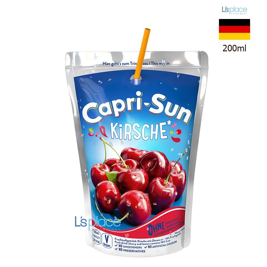 Capri Sun nước ép trái cây vị anh đào