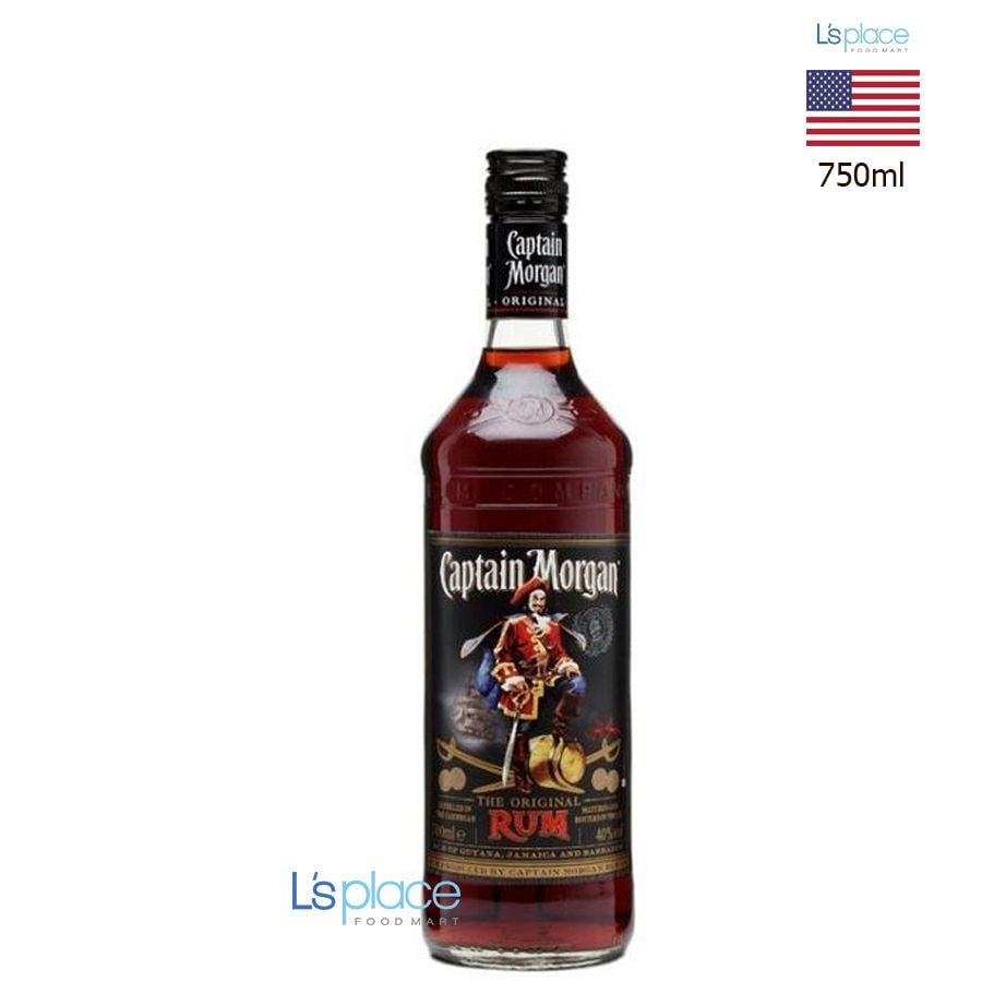 Captain Morgan Rượu Rum đen