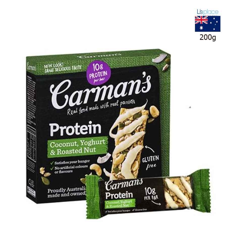 Carman’s Thanh ngũ cốc protein hỗn hợp hạt, dừa, yoghurt