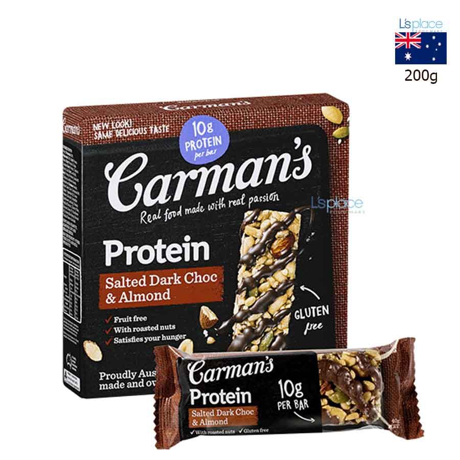 Carman’s Thanh Protein Socola đen và hạnh nhân
