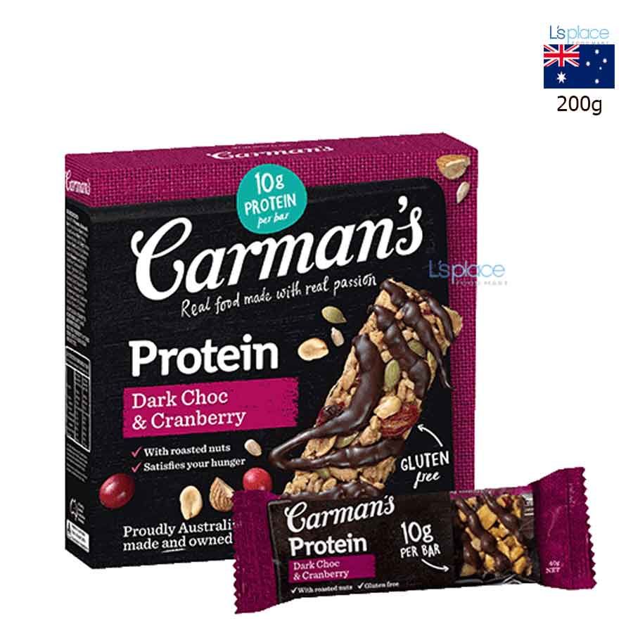 Carman’s Thanh Protein Socola đen và Nam việt quất