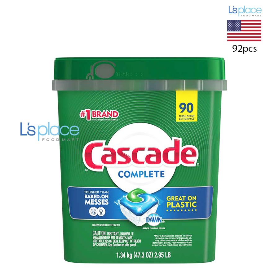 Cascade Complete Viên rửa bát máy hộp 90