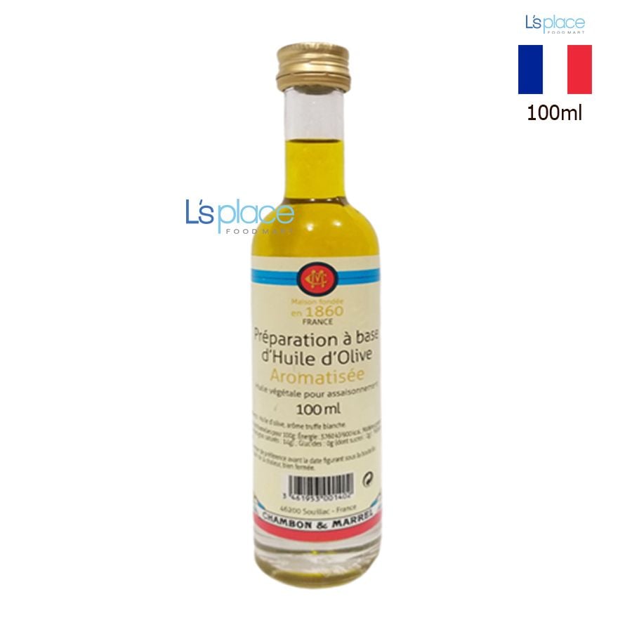 Chambon & Marrel Dầu Ô liu hương Truffle trắng