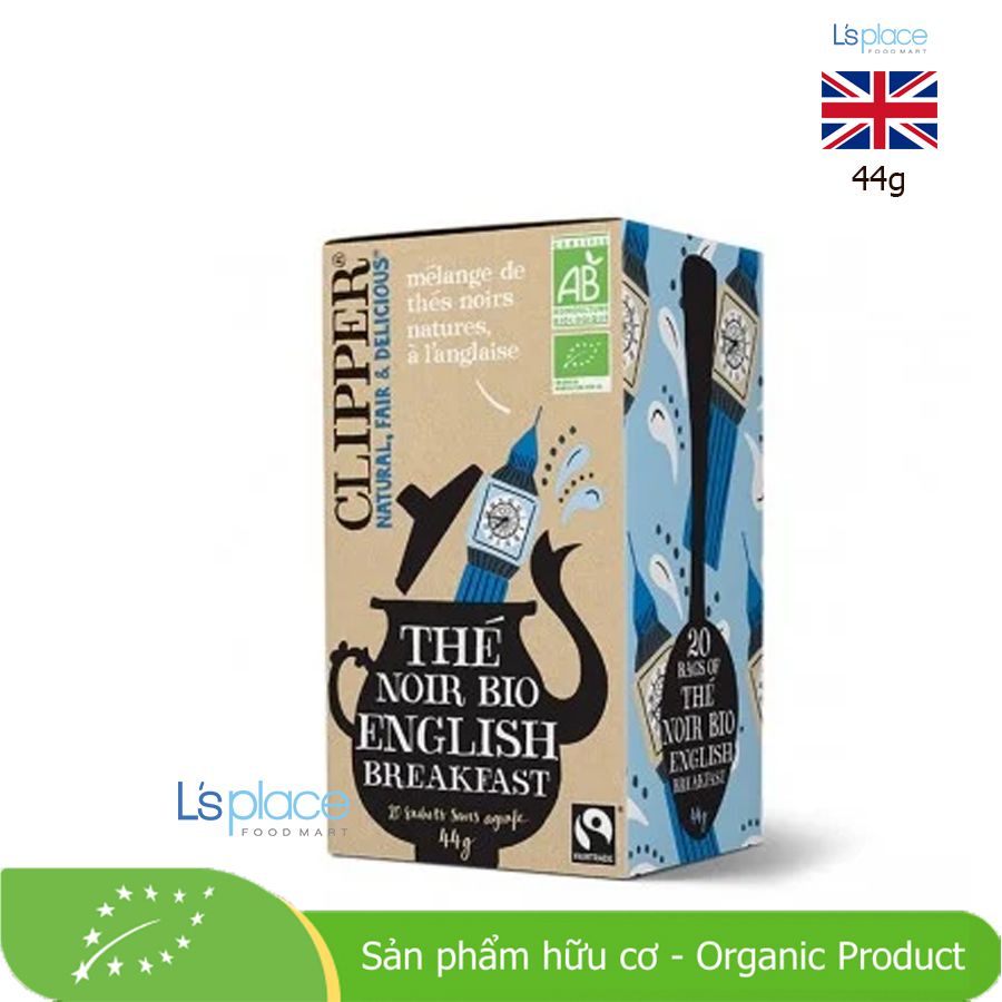 Clipper English Breakfast trà đen hữu cơ