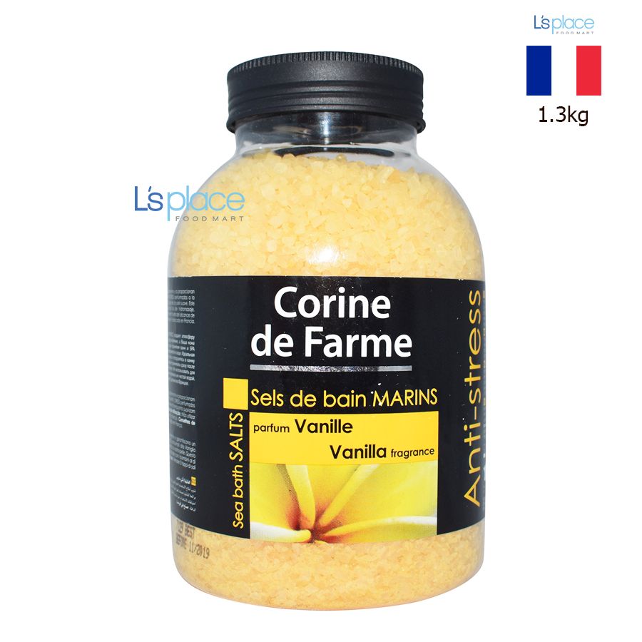 Corine de Farme Muối tắm hương vani