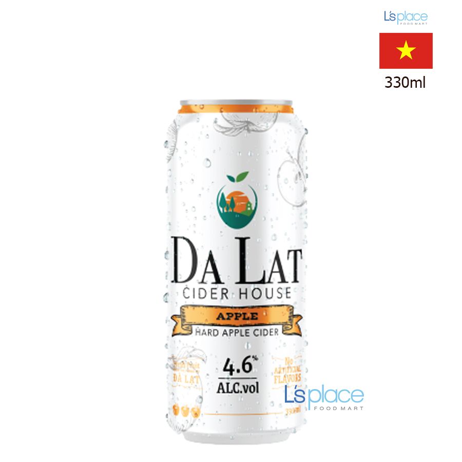 Da Lat Cider House nước táo lên men vị táo dạng lon