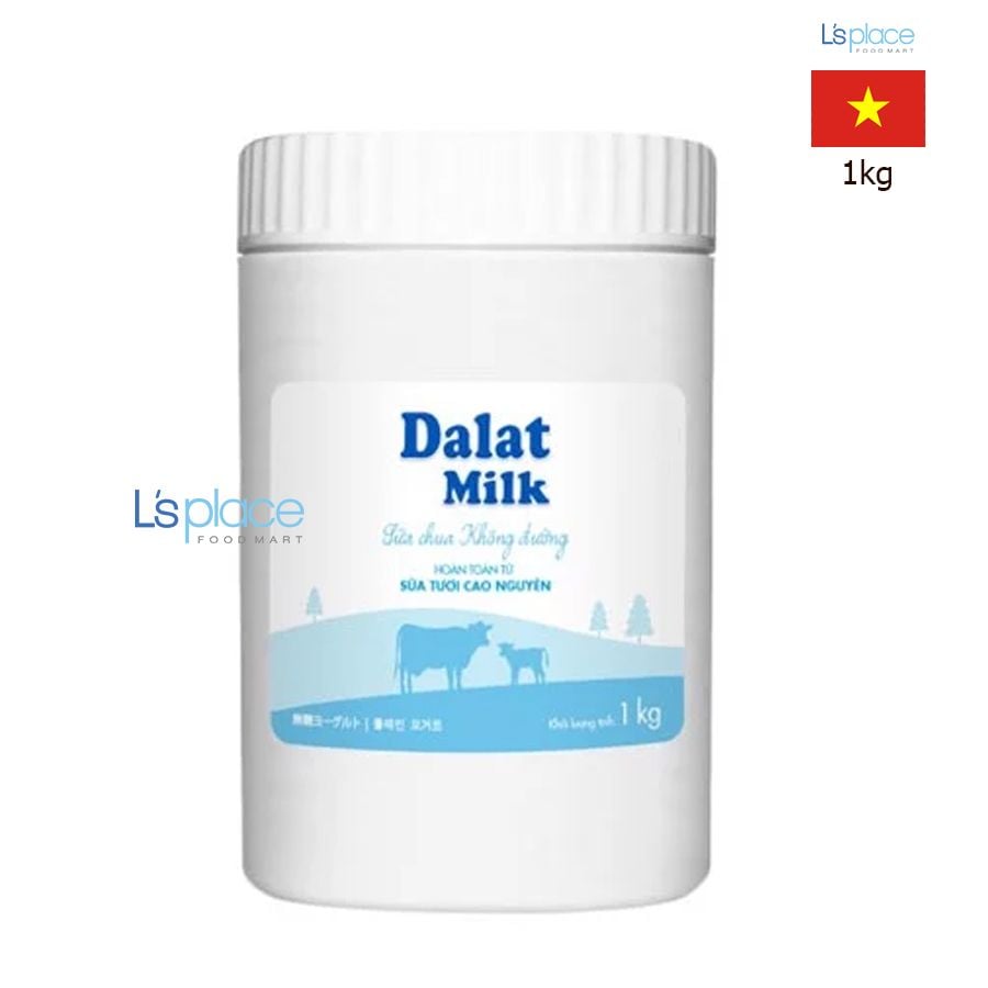 Dalat Milk sữa chua không đường hũ lớn