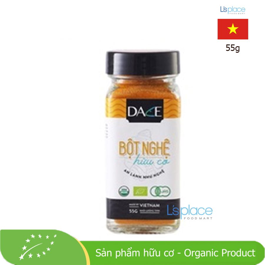 Dace bột nghệ hữu cơ