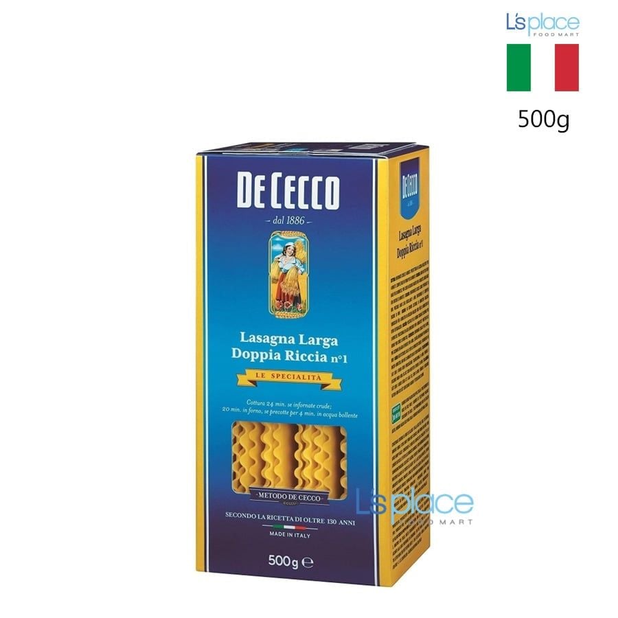 De Cecco Mì lá Lasagna Riccia số 1