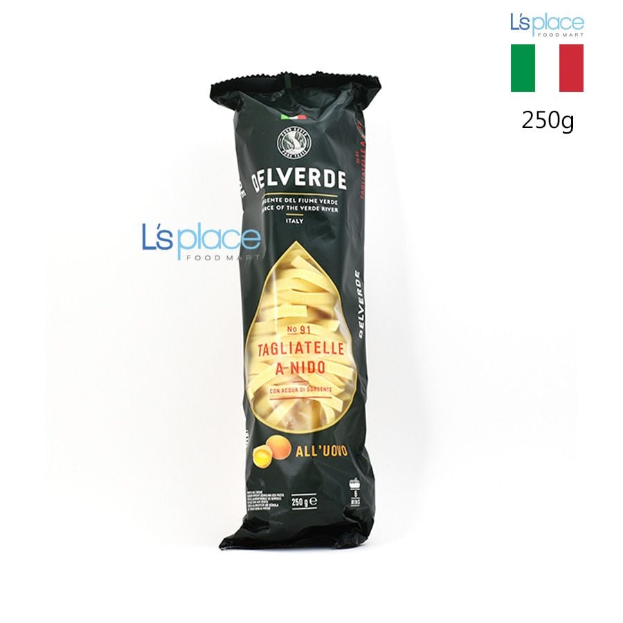 Delverde Mì Tagliatelle trứng số 91