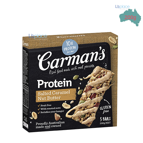Carman’s Thanh Protein Hạt Bơ Vị Caramel mặn