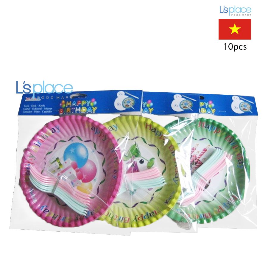 Đĩa giấy in hình & dĩa