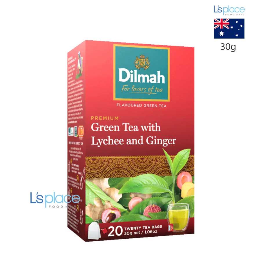 Dilmah Premium Trà xanh vải gừng