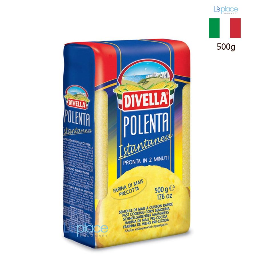 Divella bột ngô xay làm món Polenta