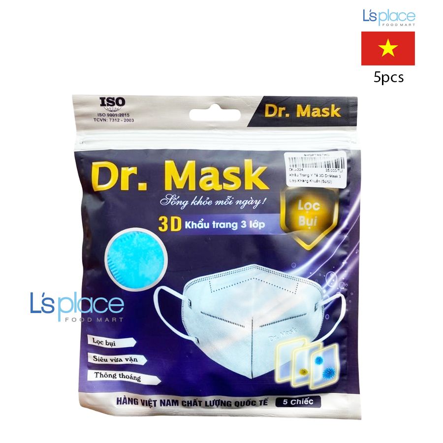 Dr.Mask 3D Khẩu trang y tế 3 lớp