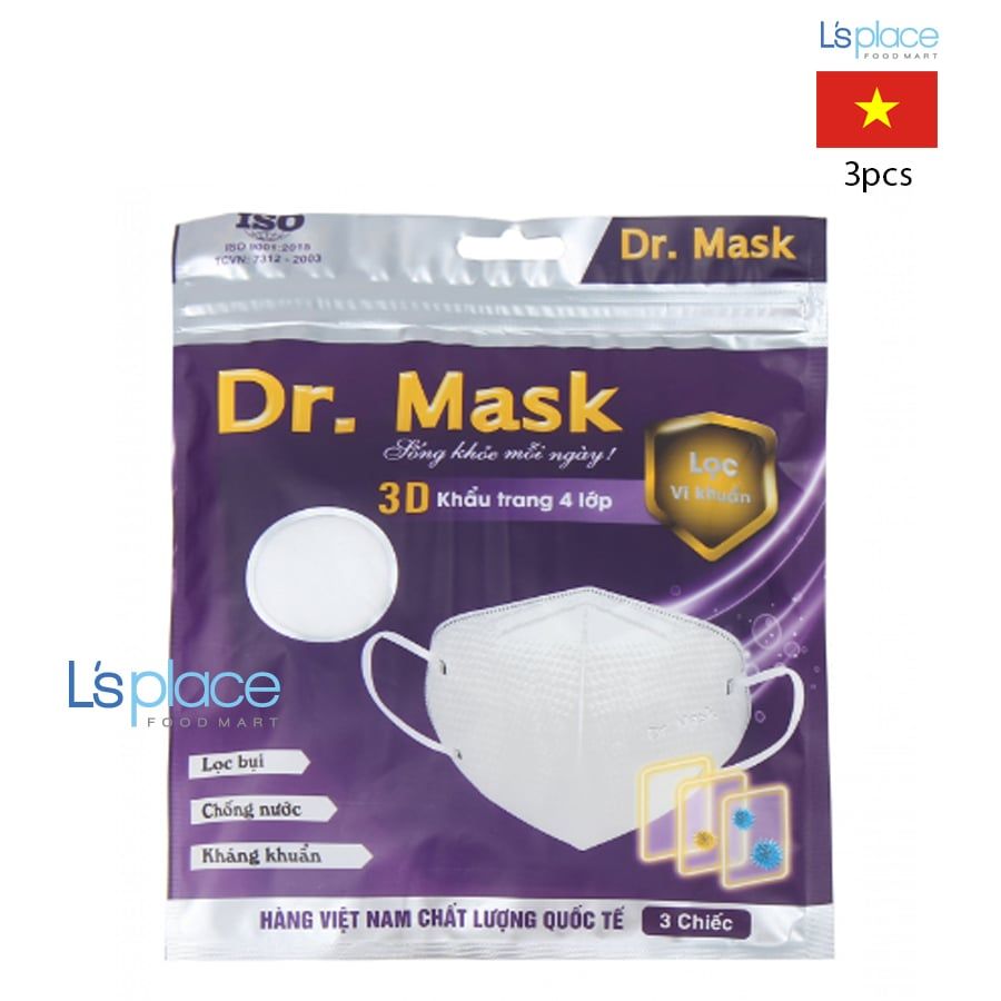 Dr.Mask 3D Khẩu trang y tế 4 lớp