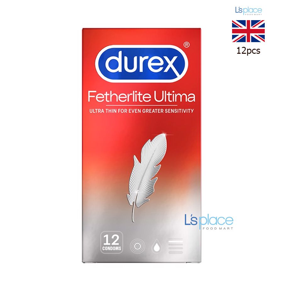 Durex Fetherlite Ultima Bao cao su siêu mỏng cỡ 52mm hộp lớn