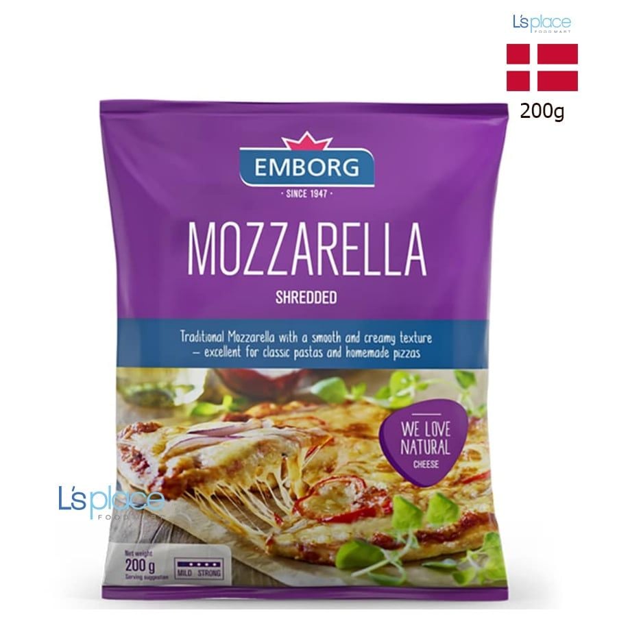 Emborg Phomai mozzarella bào sợi