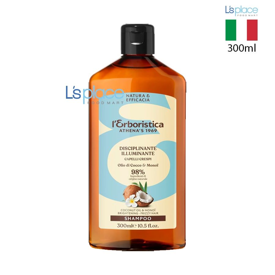 L'Erboristica Dầu gội tinh chất dừa và hoa tiare