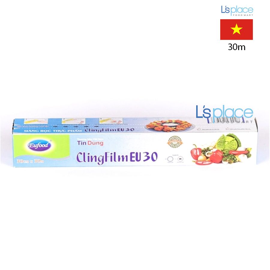 Eufood Màng bọc thực phẩm cỡ 30cmx30m