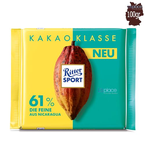 Ritter Sports Socola 61% Cacao