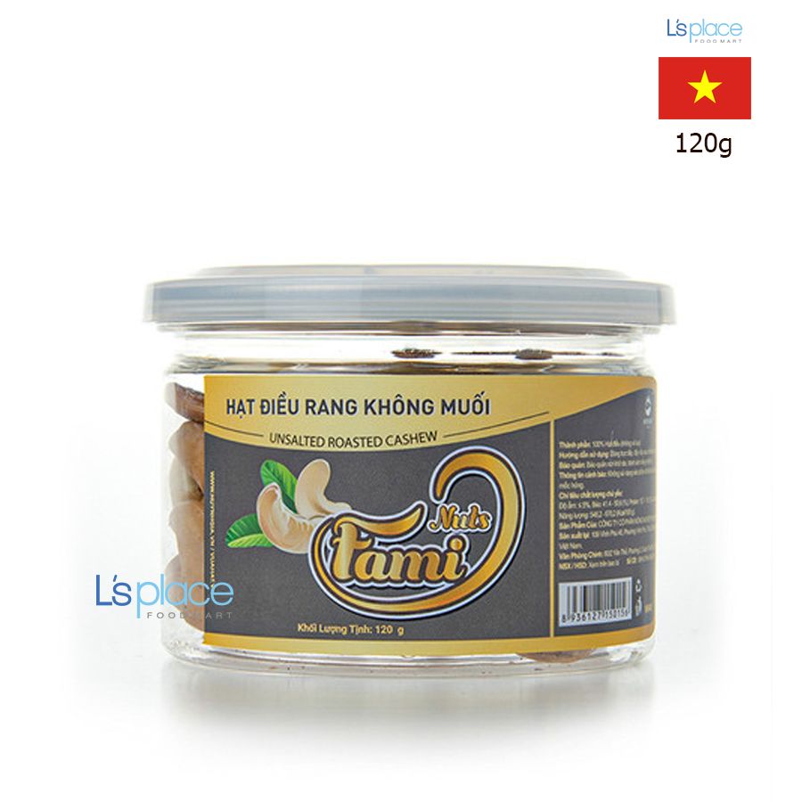 Faminuts Hạt điều rang không muối