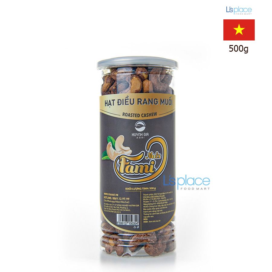 Faminuts Hạt điều rang muối hũ lớn