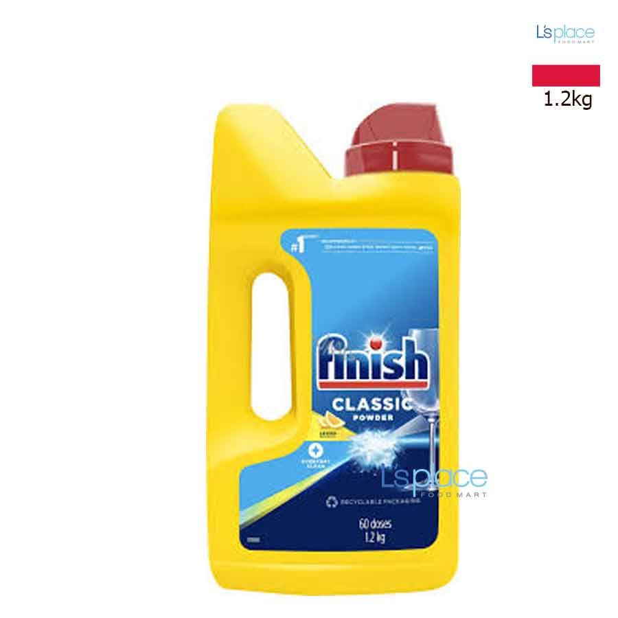 Finish Bột rửa bát Classic hương chanh can to