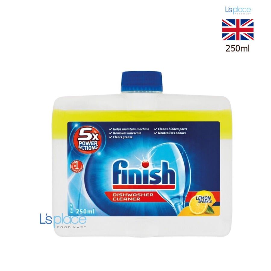 Finish DD vệ sinh máy rửa bát hương chanh