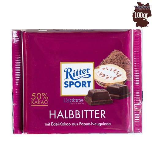 Ritter Sport Socola đen 50% cacao (Halbbitter)