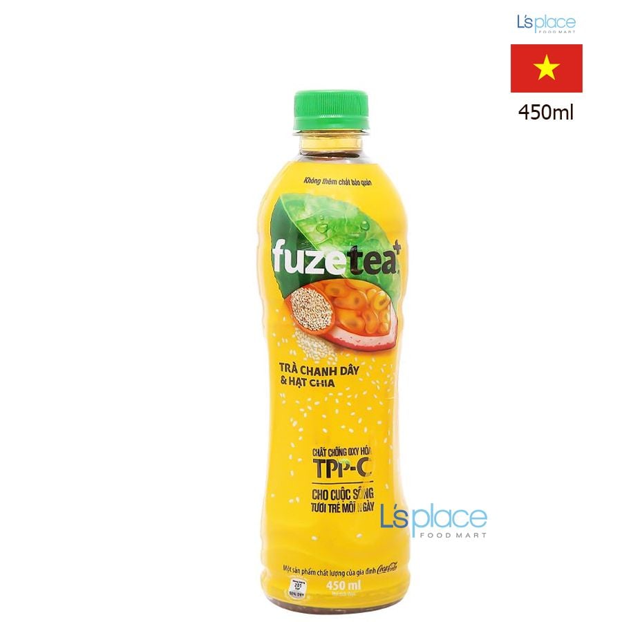 Fuze tea trà chanh leo hạt chia