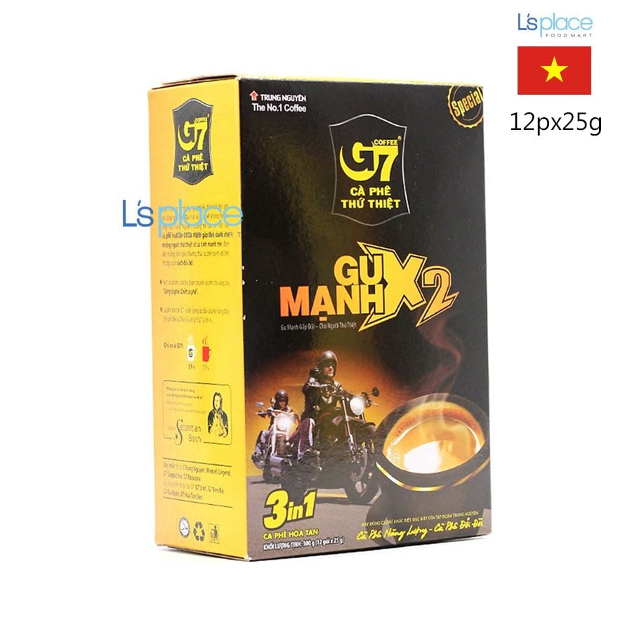 G7 Gold Cà phê hòa tan Gu mạnh X2
