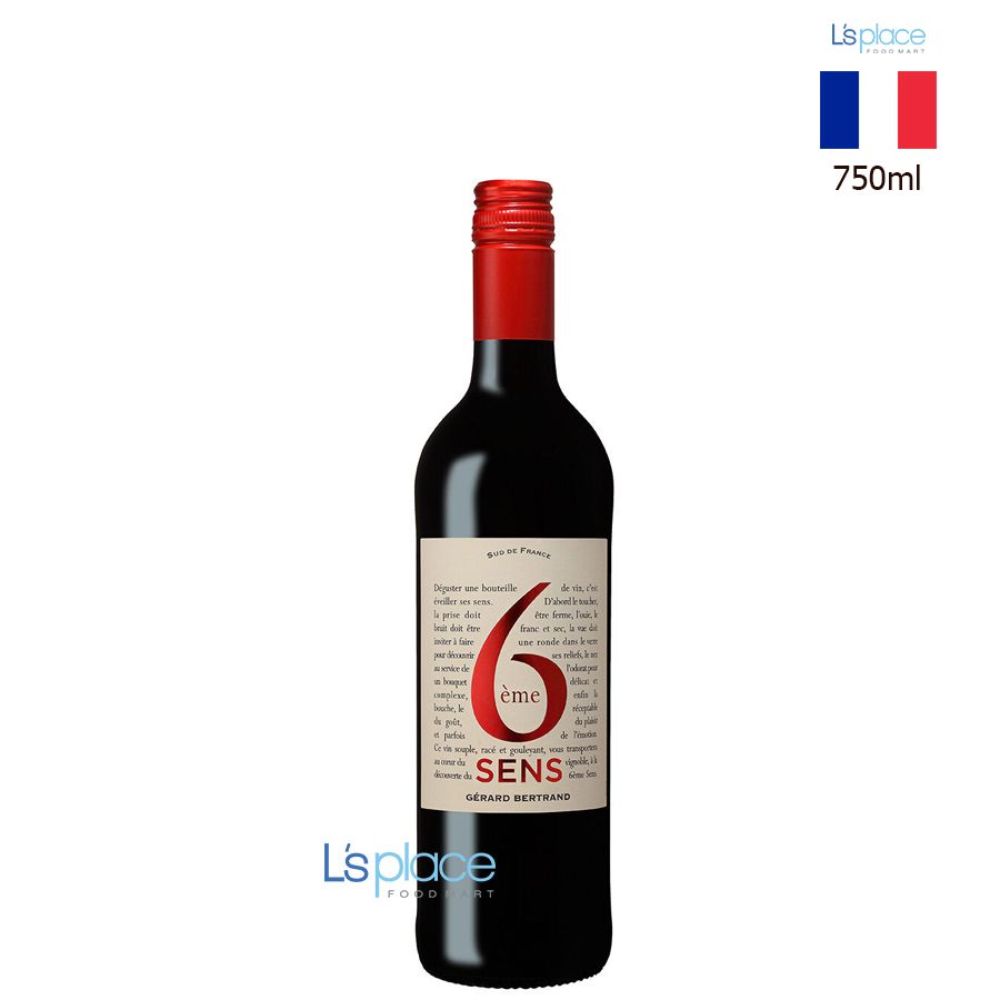 Gerard Bertrand 6eme Sens Vang đỏ