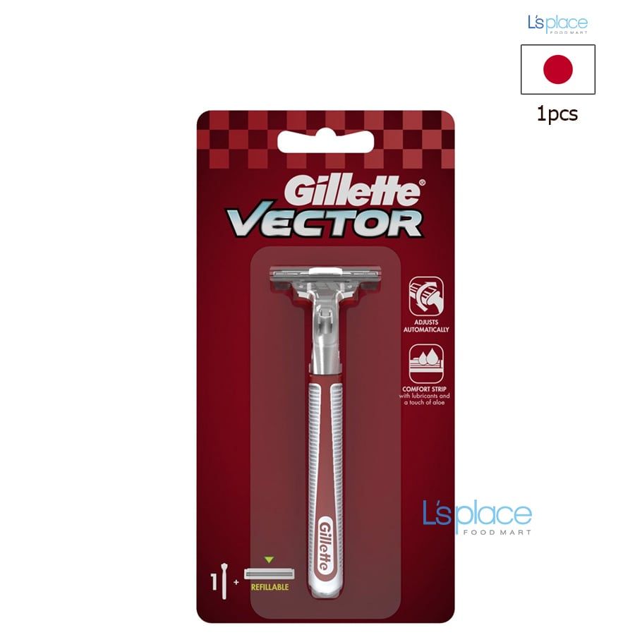 Gillette Vector red Dao cạo râu