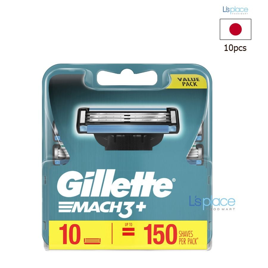 Gillette Mach3 plus đầu dao cạo vỉ 10