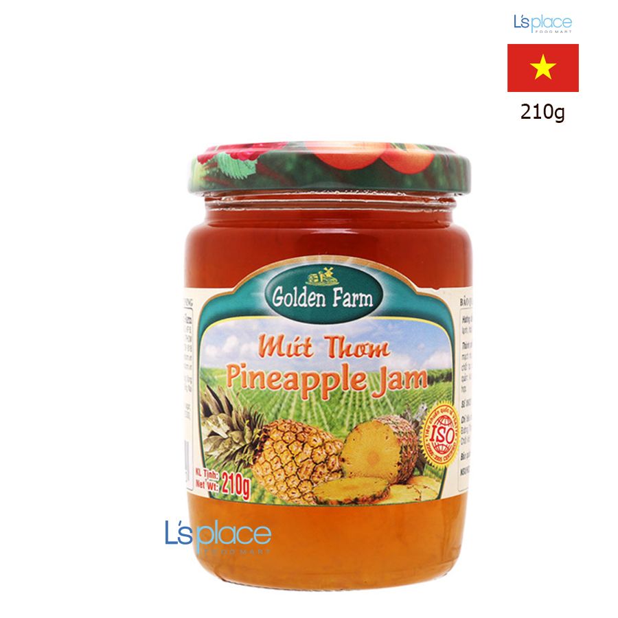 Golden Farm Mứt dứa lọ nhỏ
