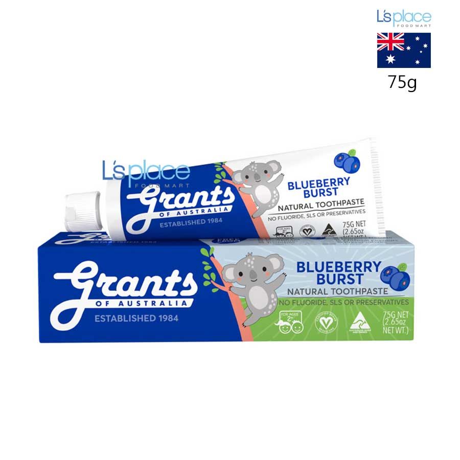 Grants Kem đánh răng trẻ em Blueberry Burst