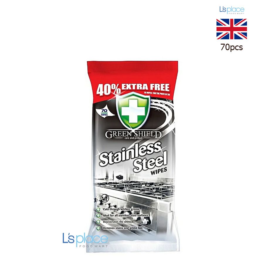 Green Shield Giấy ướt lau inox Stainless