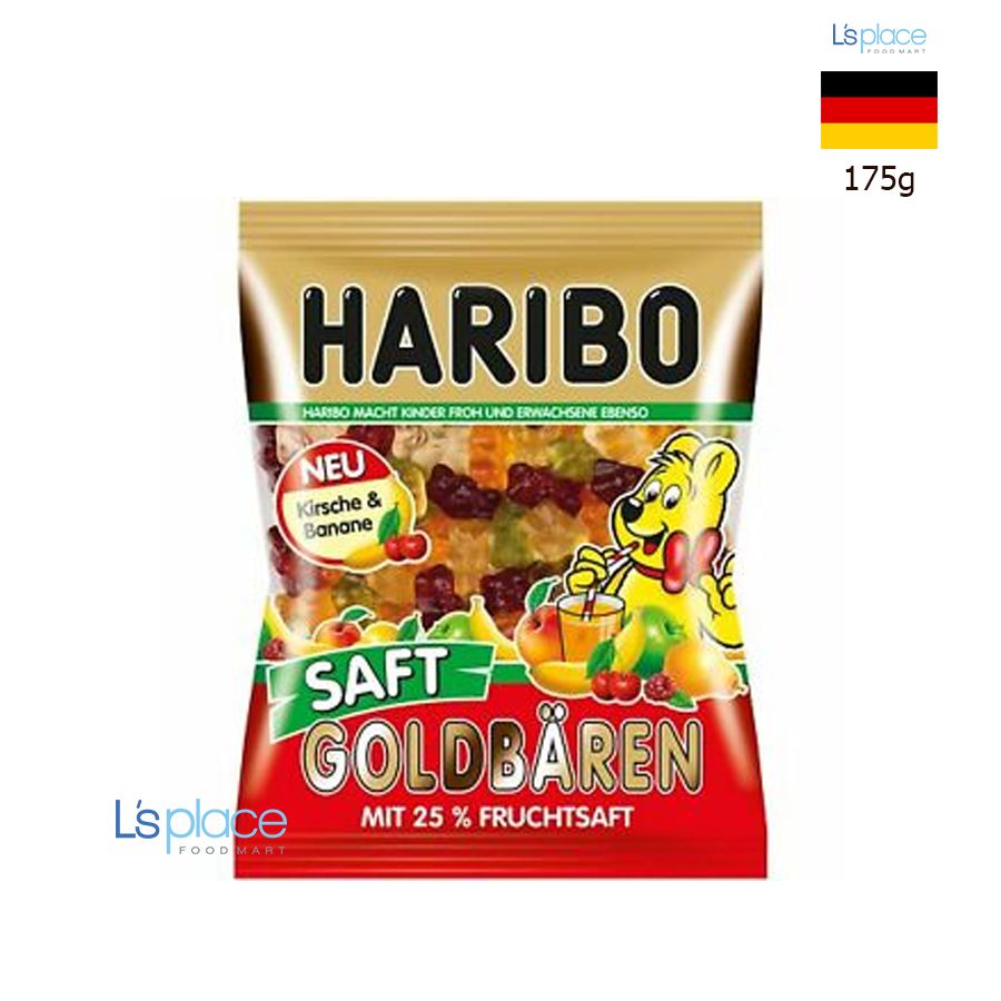 Haribo Goldbaren kẹo dẻo với nước trái cây