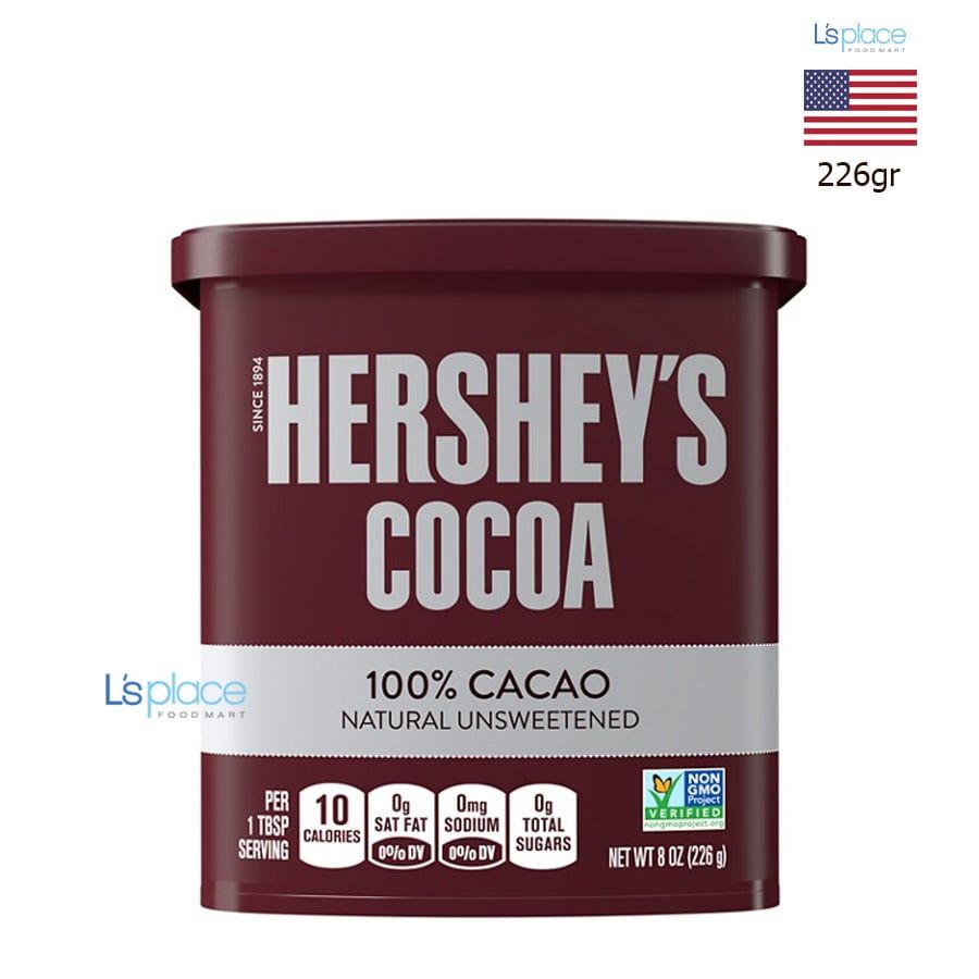 Hershey’s Bột Cacao Tự Nhiên Không Đường