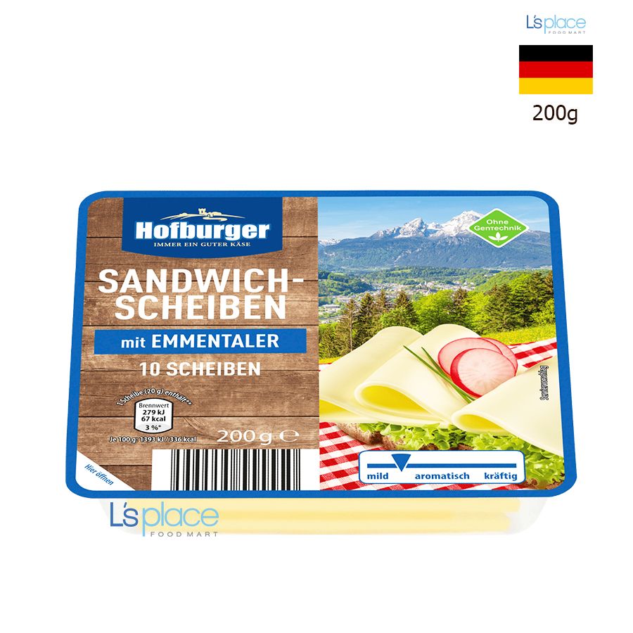 Hofburger phomai Emmentaler Sandwich