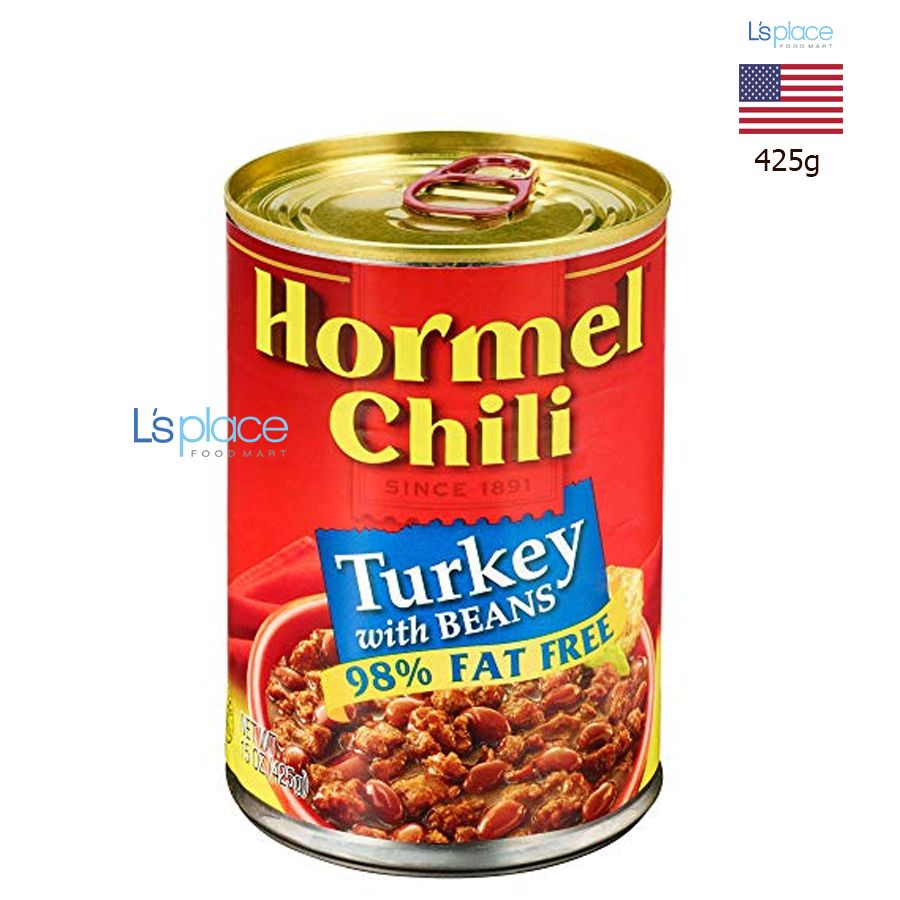 Hormel Thịt gà tây nấu ớt với đậu