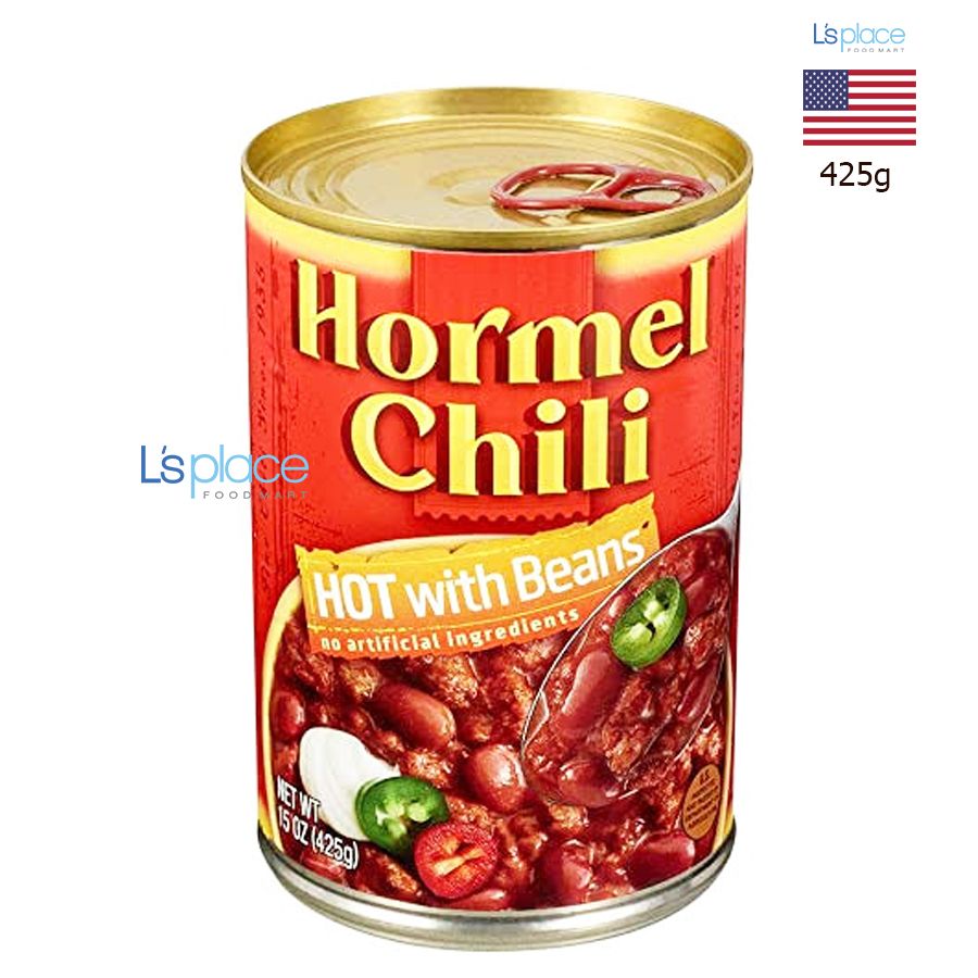 Hormel Thịt hầm nấu ớt cay nóng với đậu