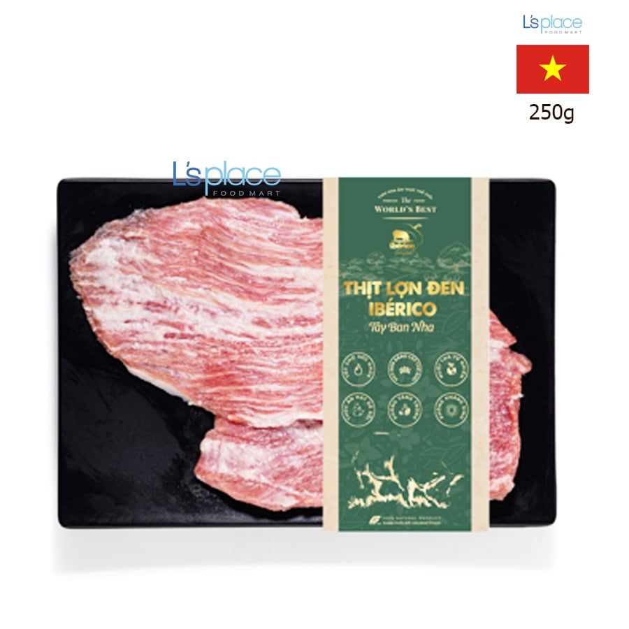 Iberico Espana Thịt diềm má Iberico thái lát