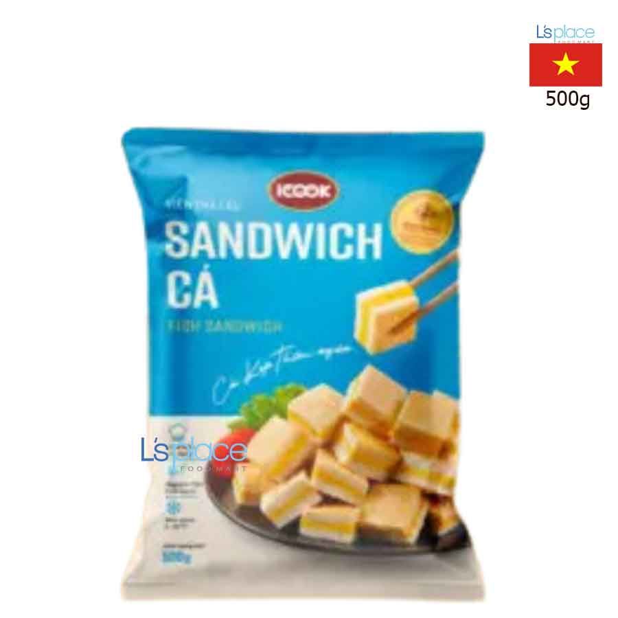 Icook Viên thả lẩu Sandwich cá