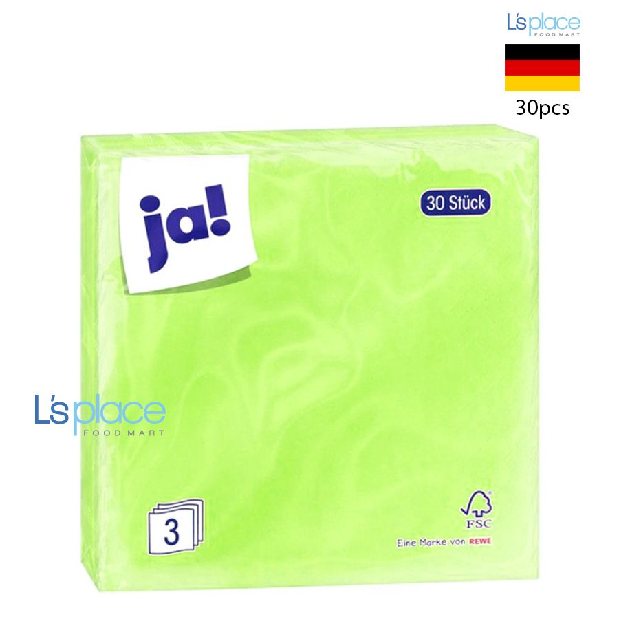Ja Giấy vuông 30 cỡ 33cm màu xanh cốm