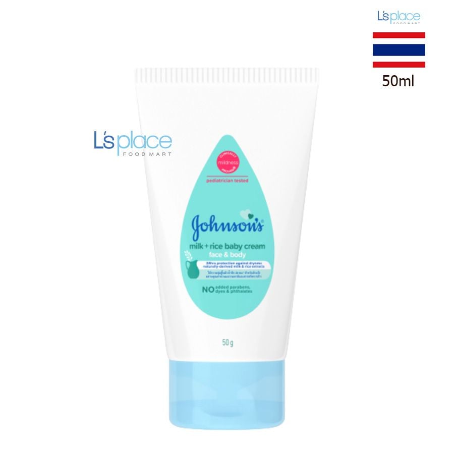 Johnson's Kem dưỡng sữa gạo trẻ em