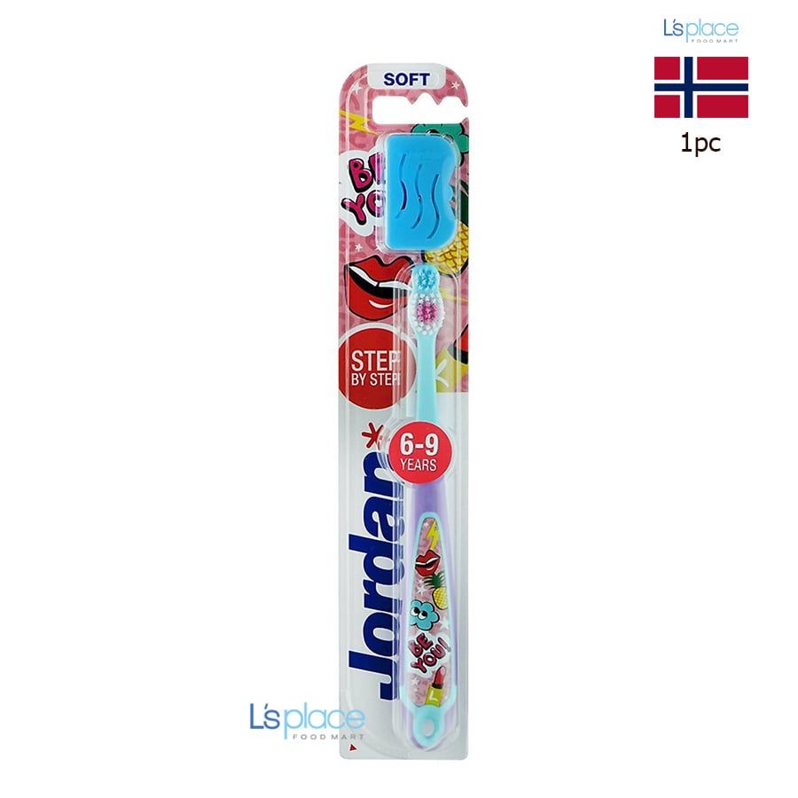Jordan Step Bàn Chải Đánh Răng Dành Cho Trẻ 6-9 Tuổi